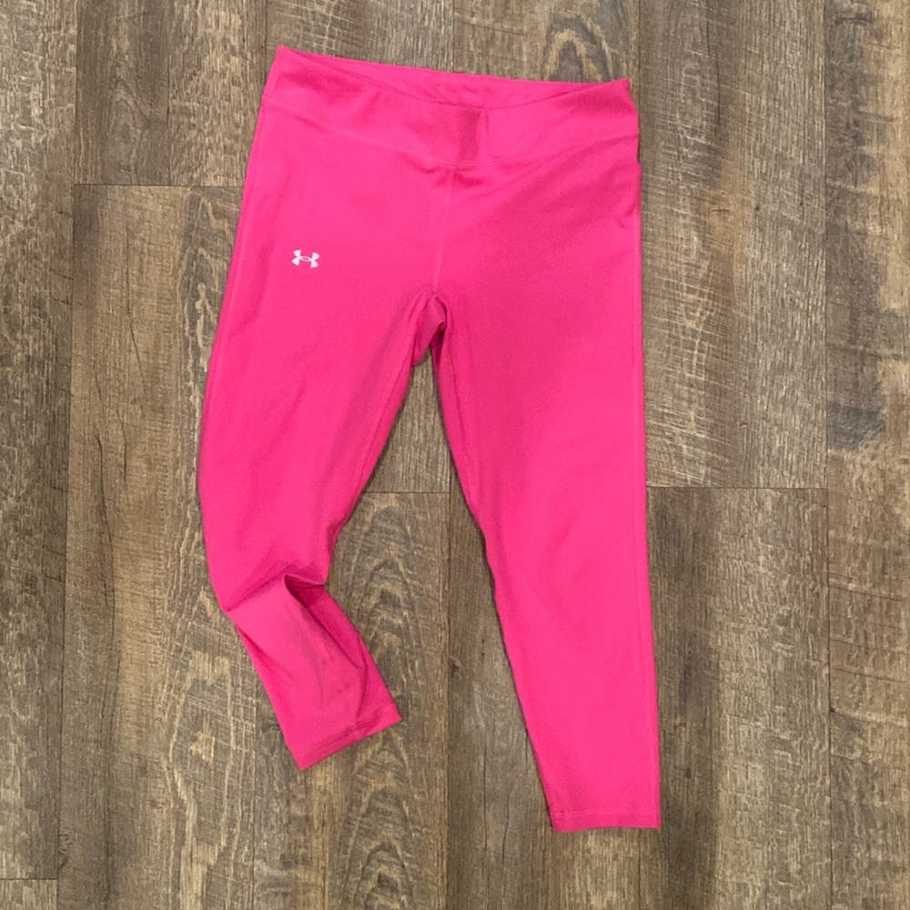 Girls Under Armour Capri Length Leggings